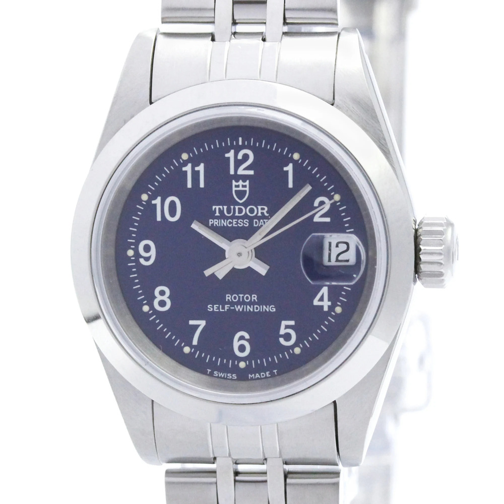 TUDOR Princess Oyster Date Steel Automatic Ladies Watch 92400N Polished